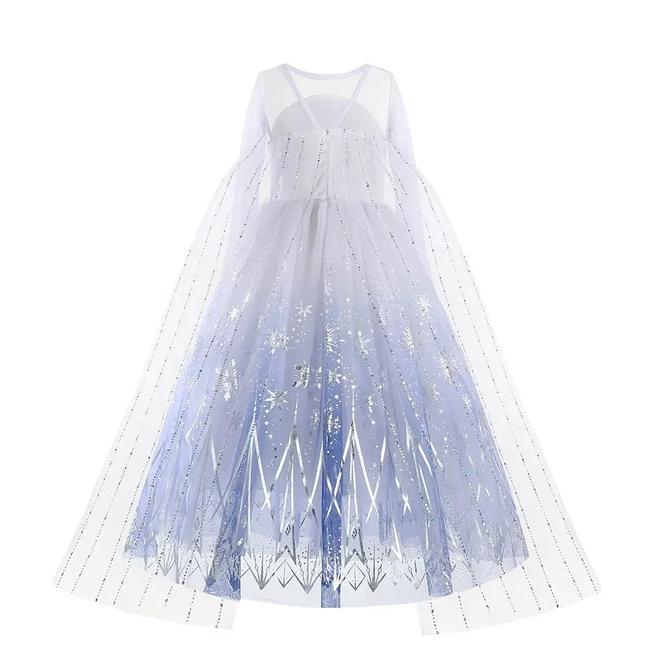 Vestido Infantil Frozen com Luzes LED