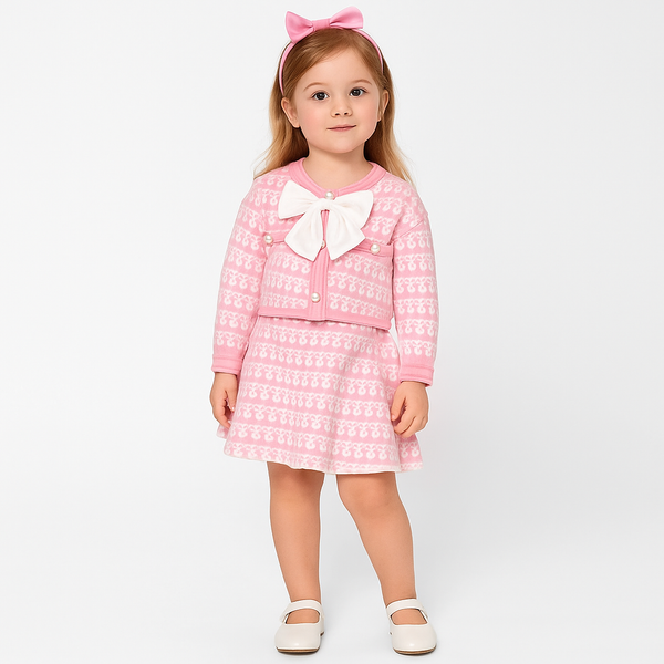 Conjunto Infantil Inverno Encanto com Laço