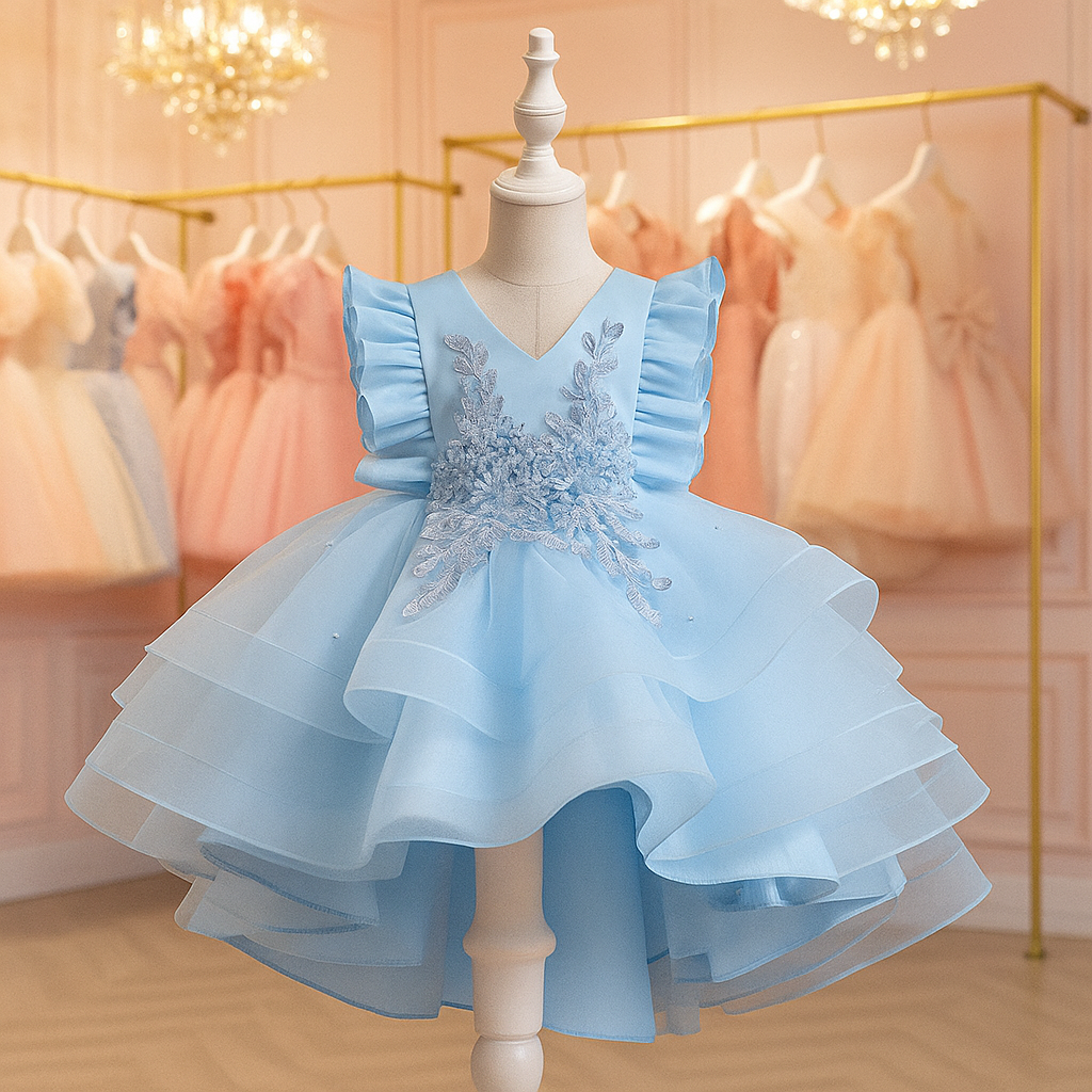 Vestido de Festa Infantil Manuela cores – Árvore Mágica Kids