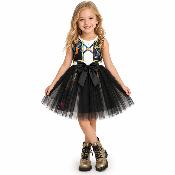 Vestido Infantil Mira Shadow Star K-Pop
