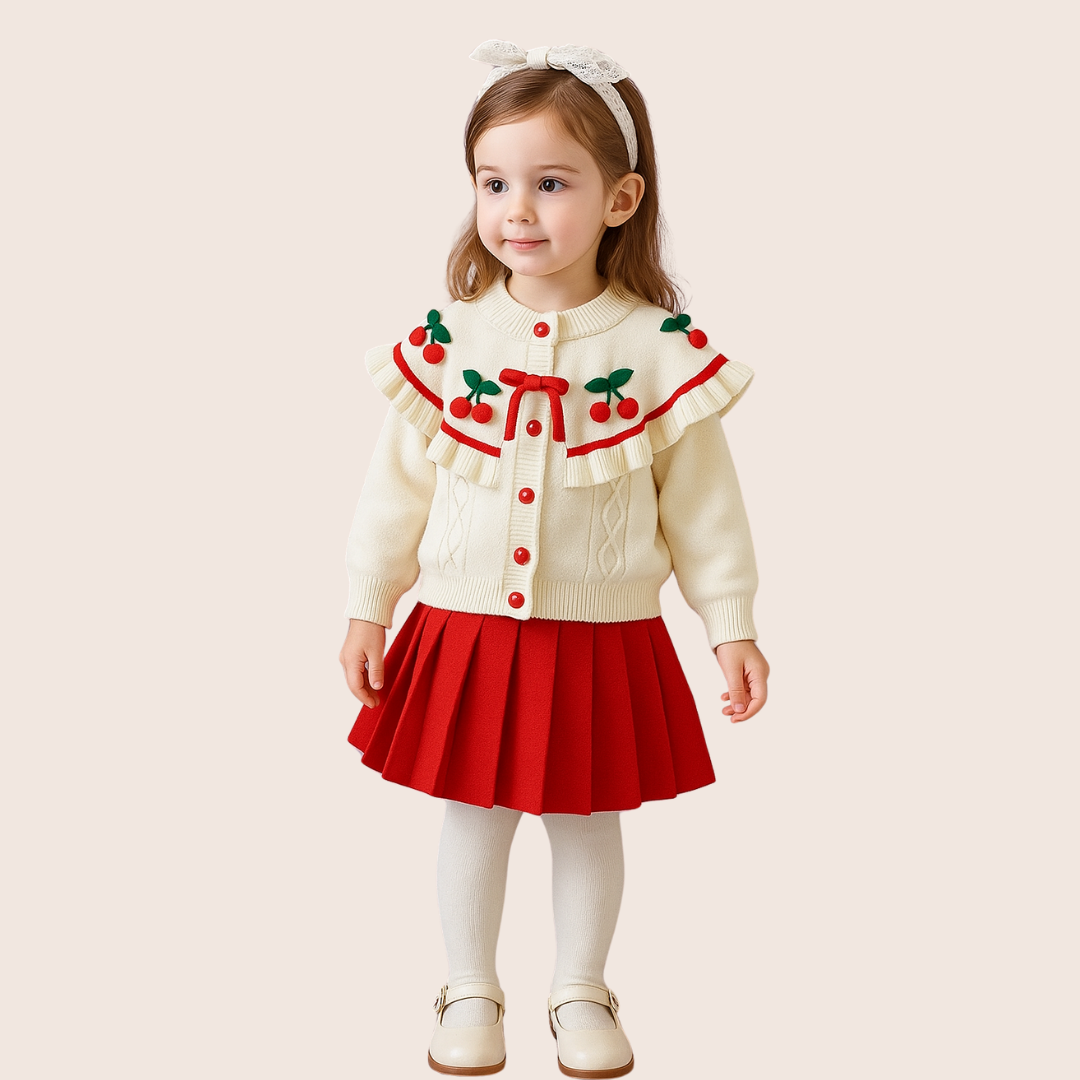 Conjunto Infantil Inverno Cerejinhas