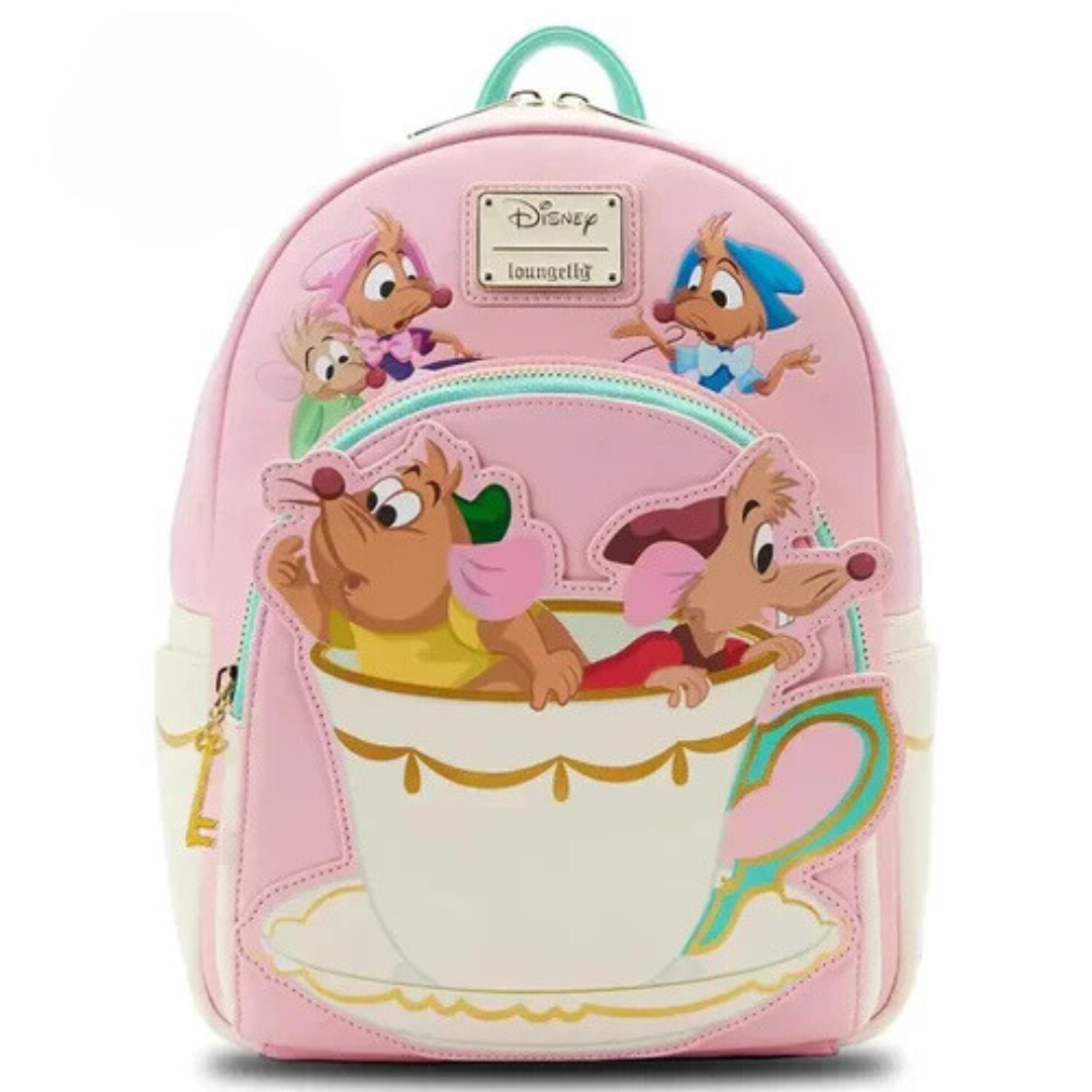Mochila Cinderela Gus e Jaq