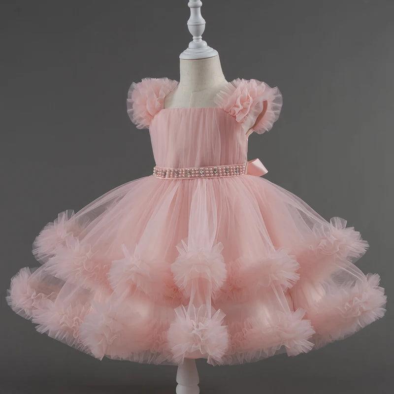 Vestido Infantil de Festa Tule Mariah - Cores