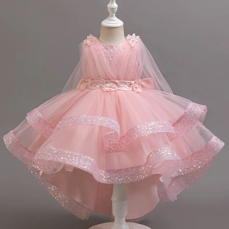 Vestido Infantil Princesa Brilho de Estrela