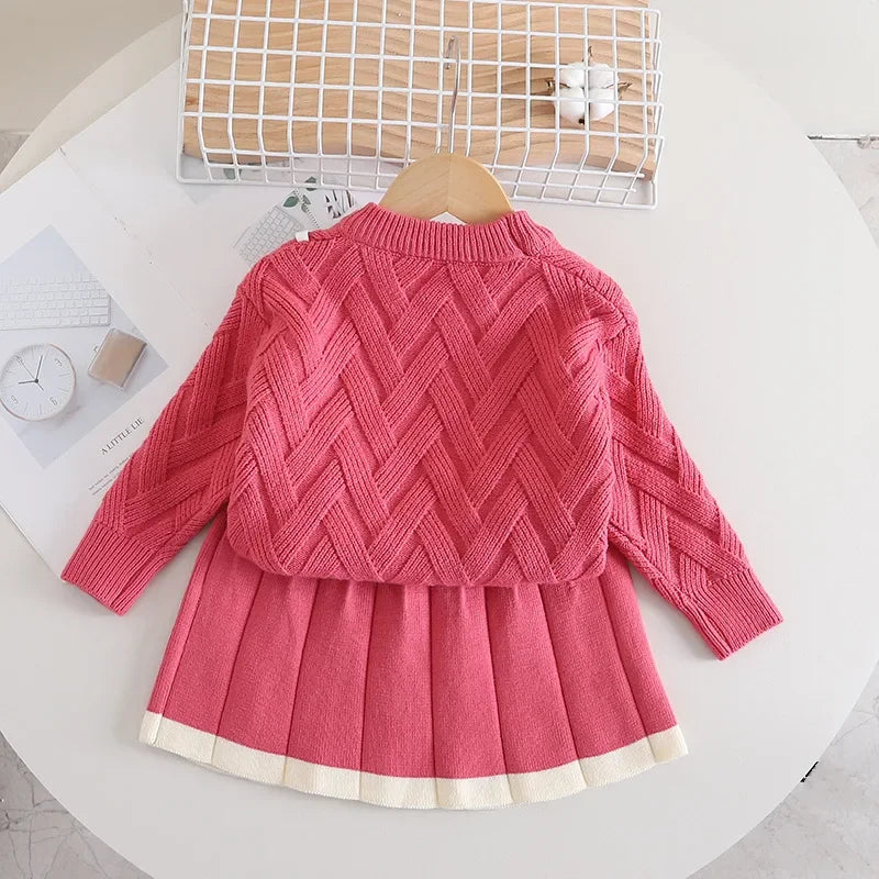 Conjunto Infantil Tricot Coelhinha Fofa