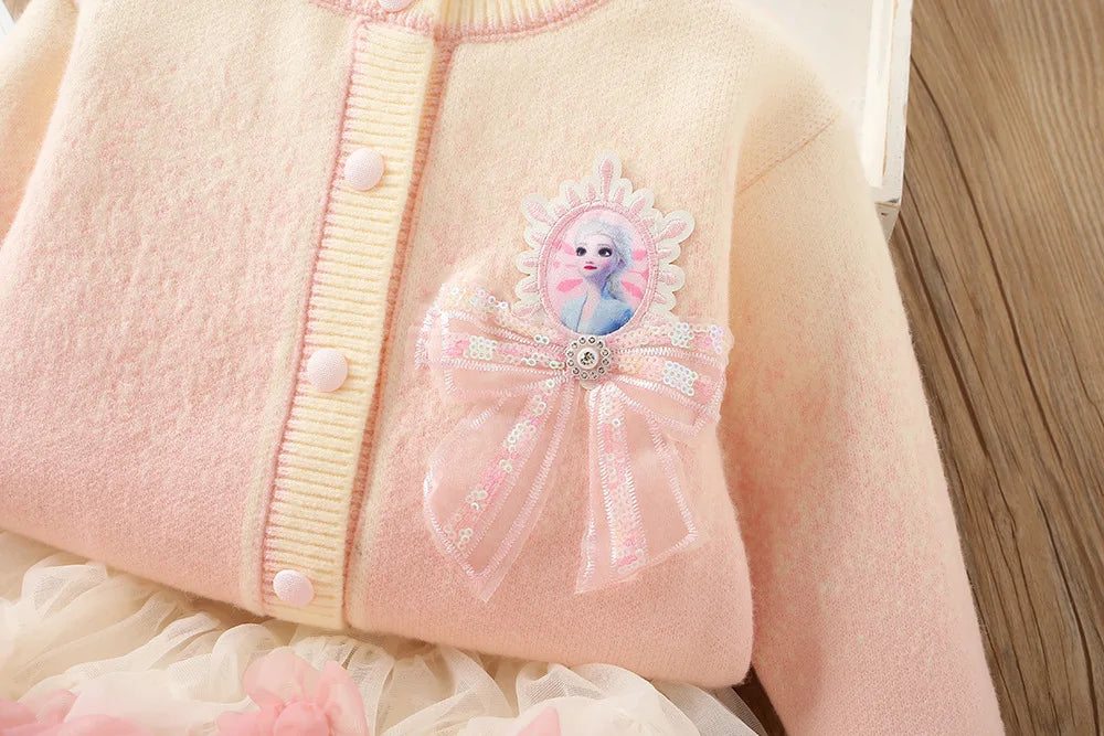 Conjunto Infantil Frozen Princesa Tutu