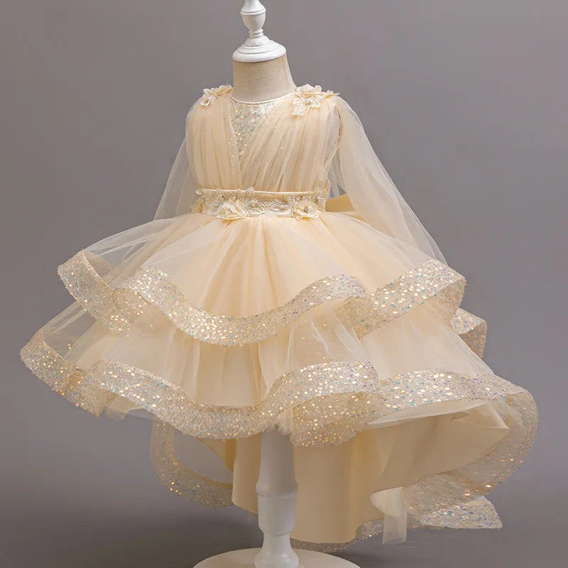 Vestido Infantil Princesa Brilho de Estrela