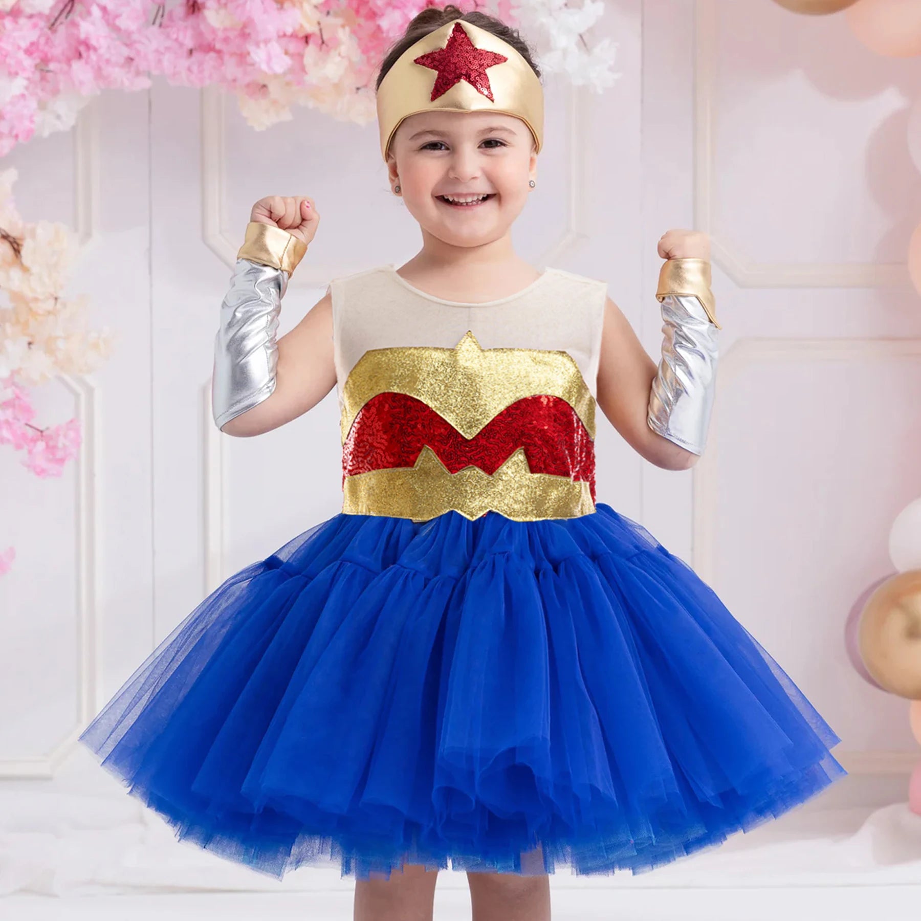 Fantasia Infantil Mulher Maravilha