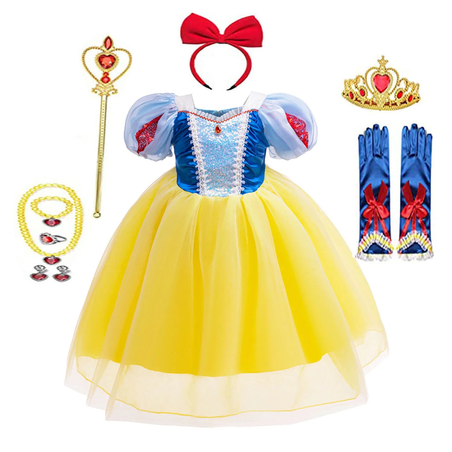 Fantasia Infantil Branca de Neve Kids