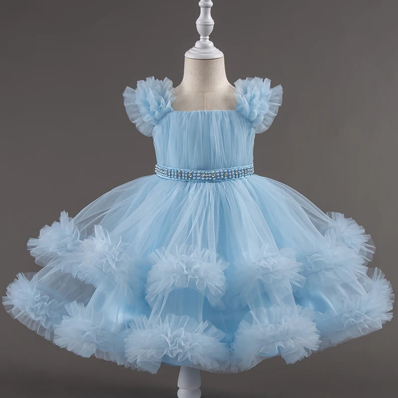 Vestido Infantil de Festa Tule Mariah - Cores