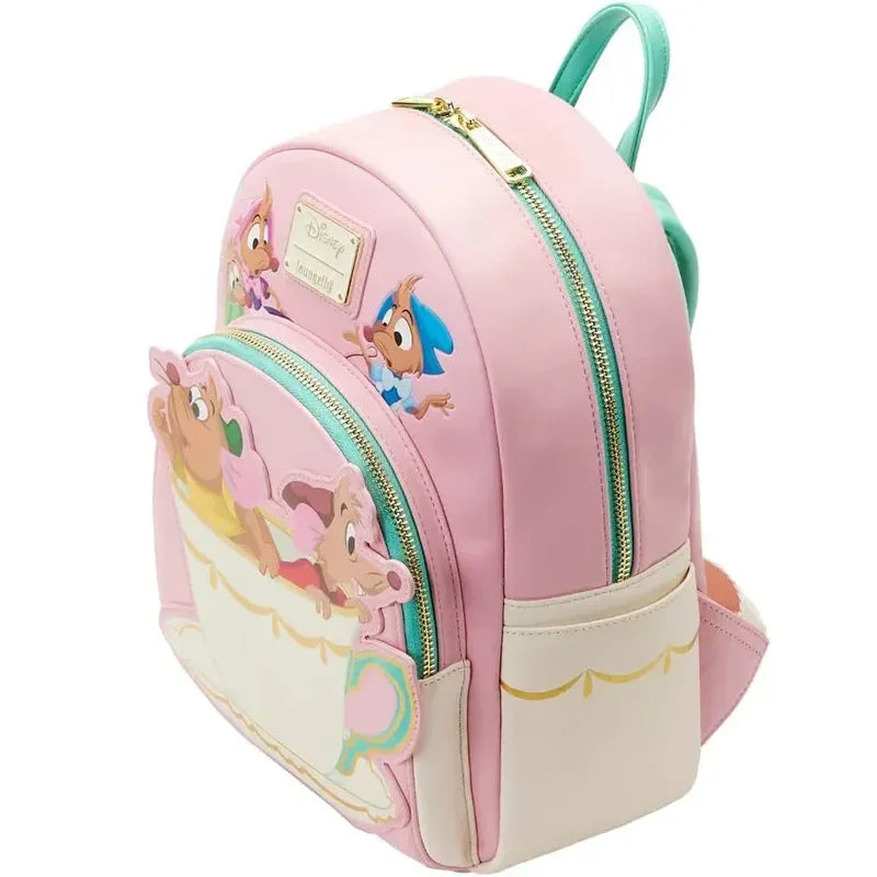 Mochila Cinderela Gus e Jaq