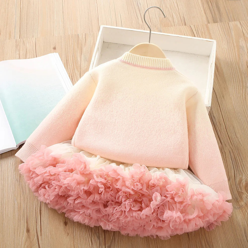 Conjunto Infantil Frozen Princesa Tutu