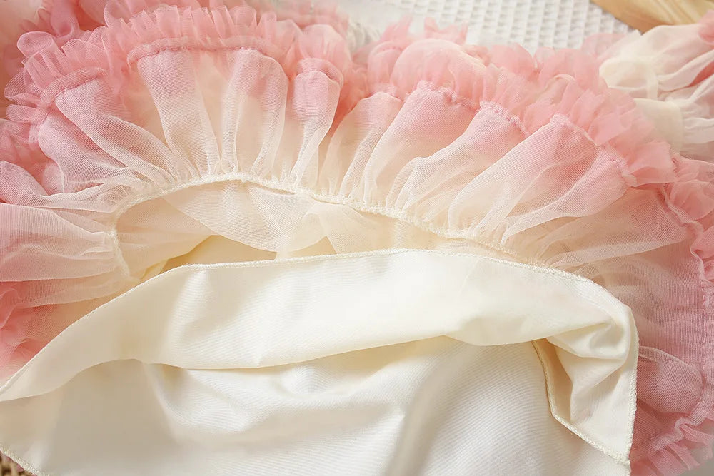 Conjunto Infantil Coração Tutu