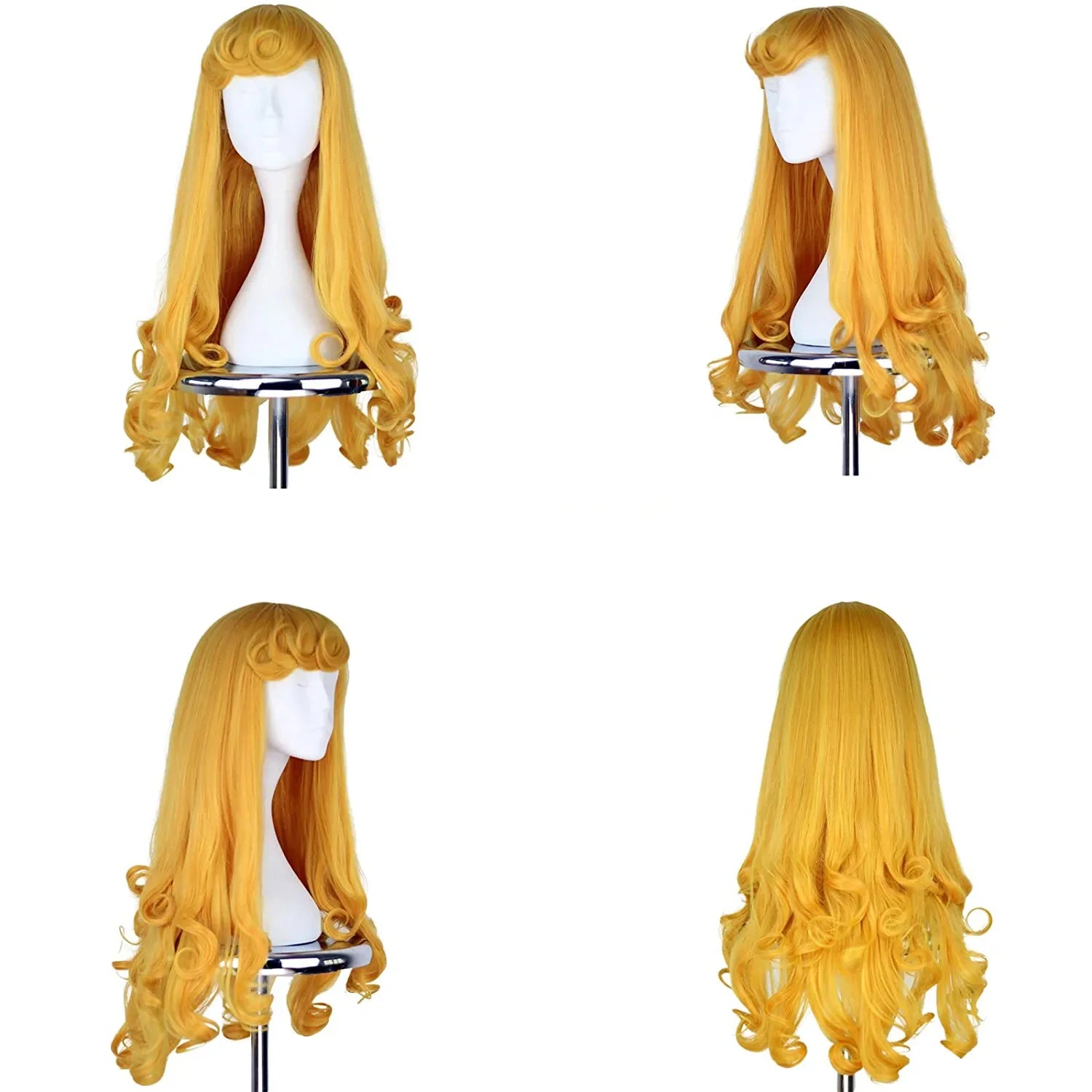 Kit de Acessórios Aurora Bela Adormecida com Peruca, Tiara, Varinha e Luvas