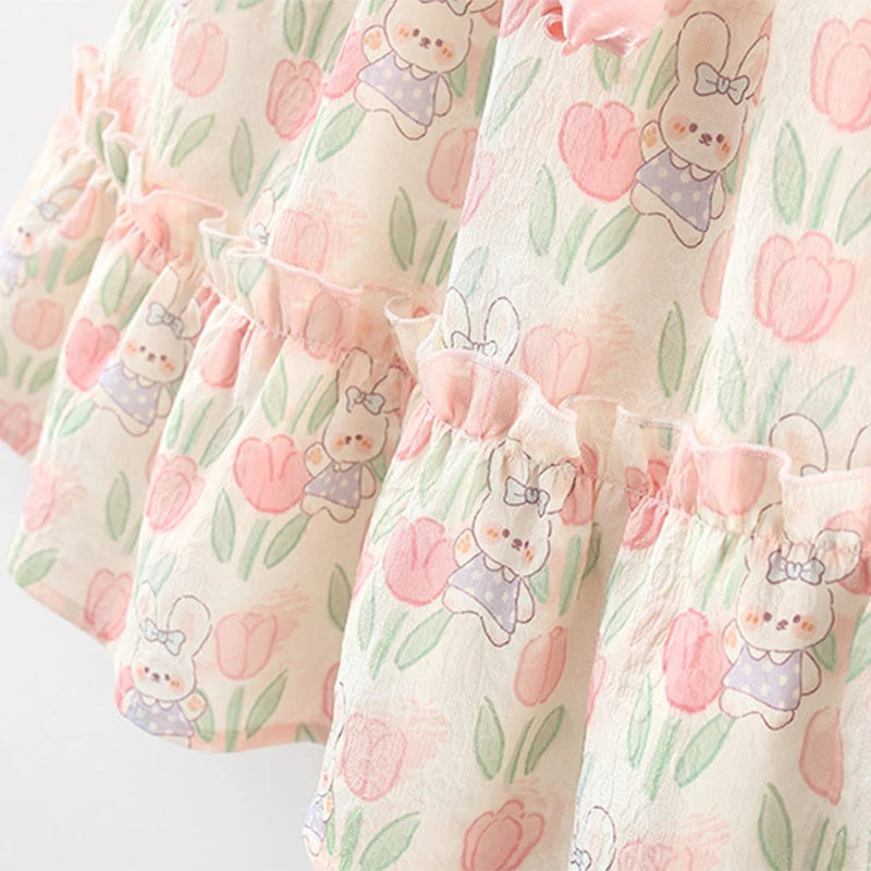 Vestido de Bebê Tulipa Encantada