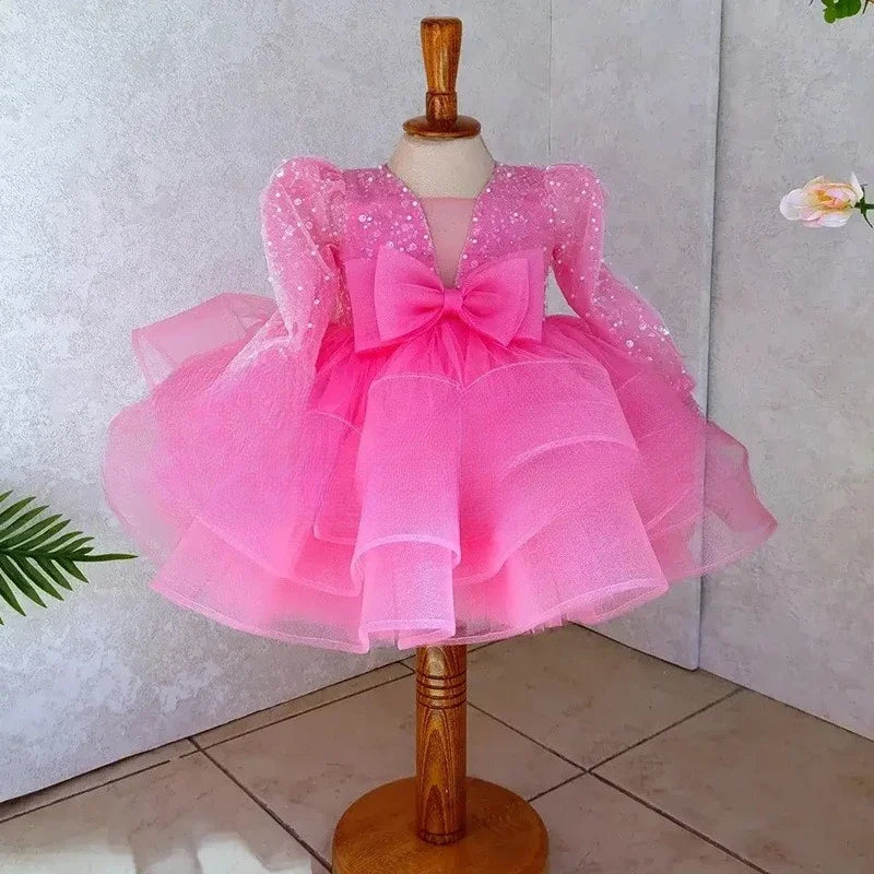 Vestido Infantil Pink Glam