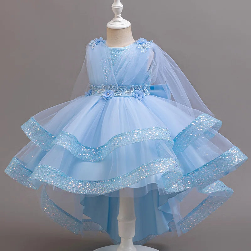 Vestido Infantil Princesa Brilho de Estrela