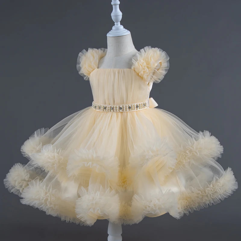 Vestido Infantil de Festa Tule Mariah - Cores