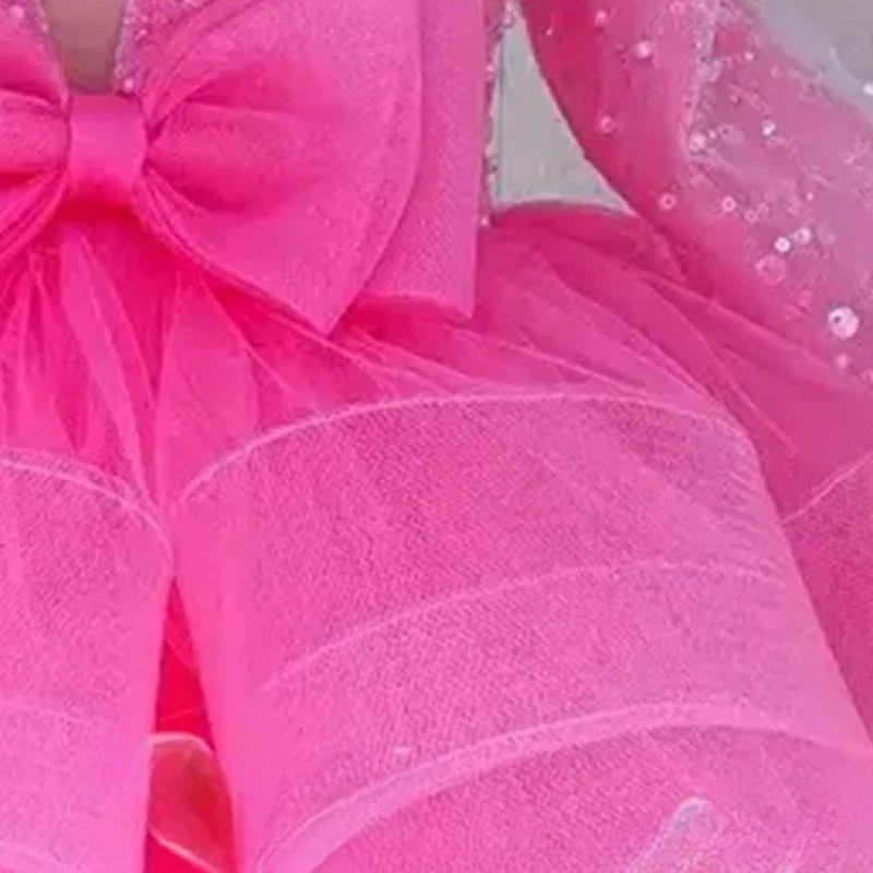 Vestido Infantil Pink Glam
