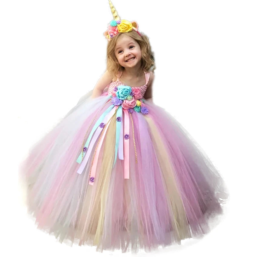 Fantasia Infantil Unicórnio Arco-Íris