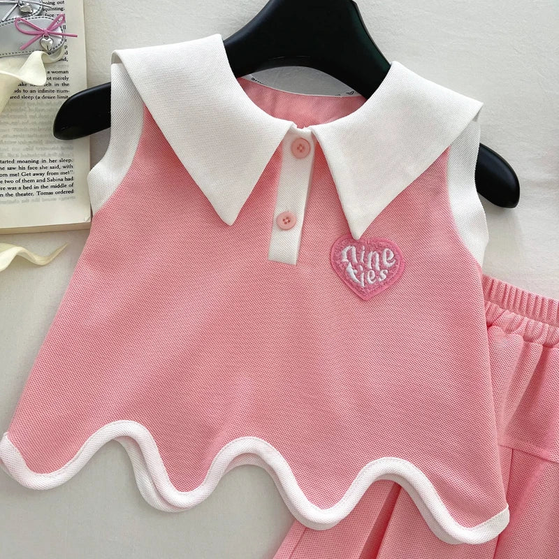 Conjunto Infantil Pink Heart