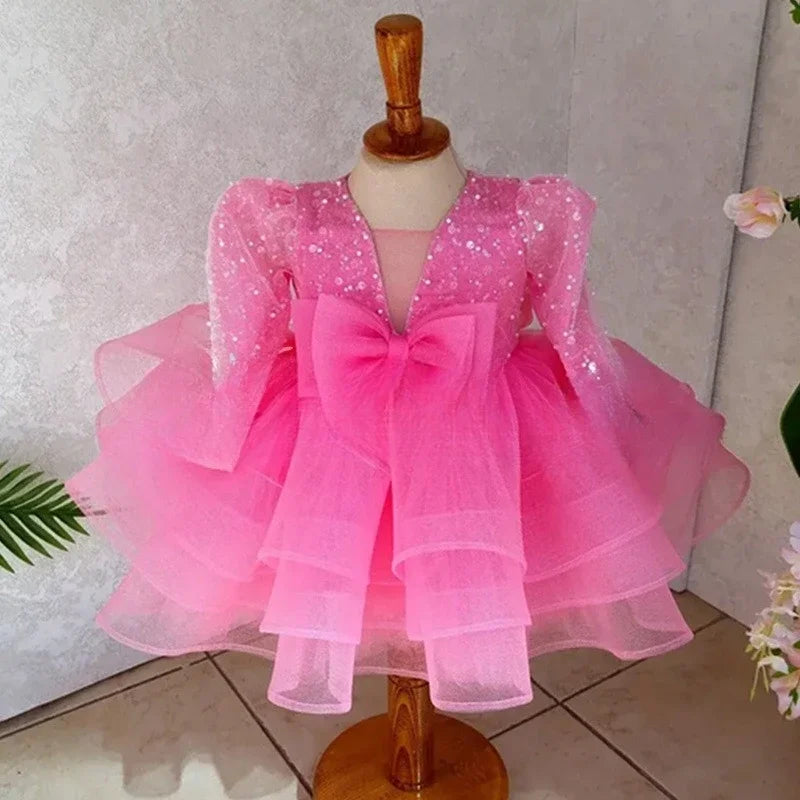Vestido Infantil Pink Glam