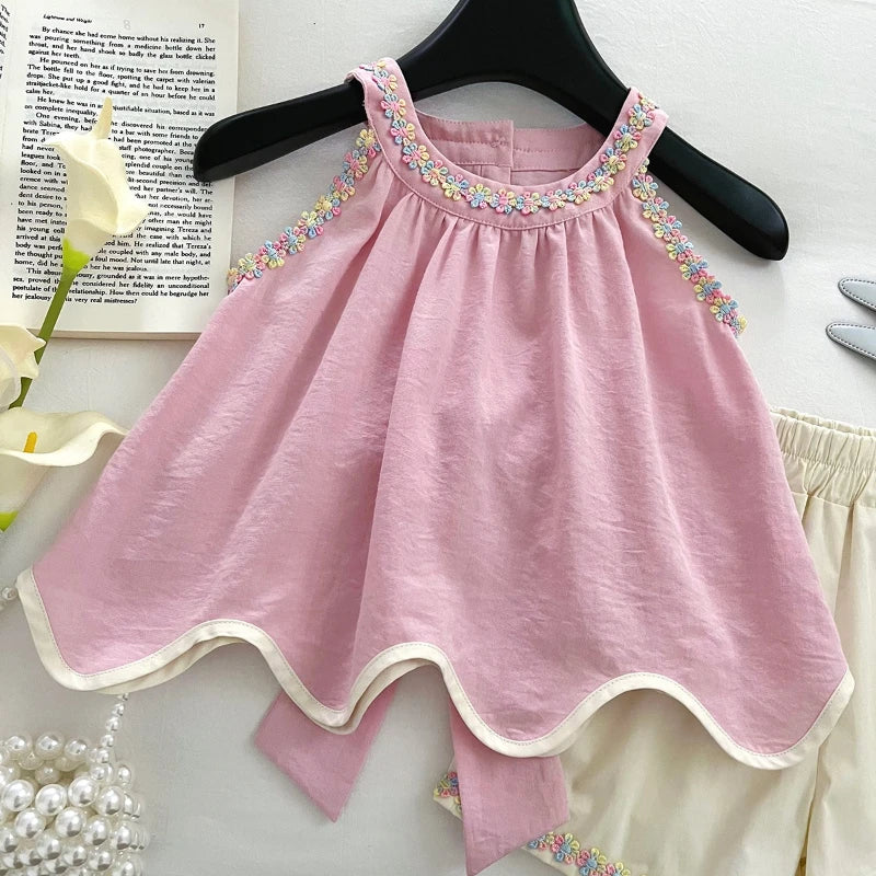 Conjunto Infantil Doce Primavera Rosa
