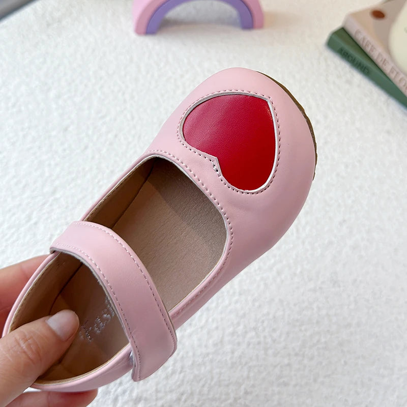 Sapatilha Infantil Coração Fashion