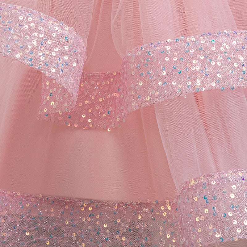 Vestido Infantil Princesa Brilho de Estrela