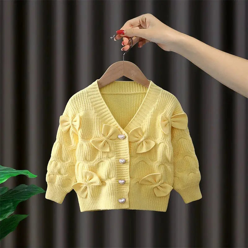 Cardigã Infantil Laços de Amor