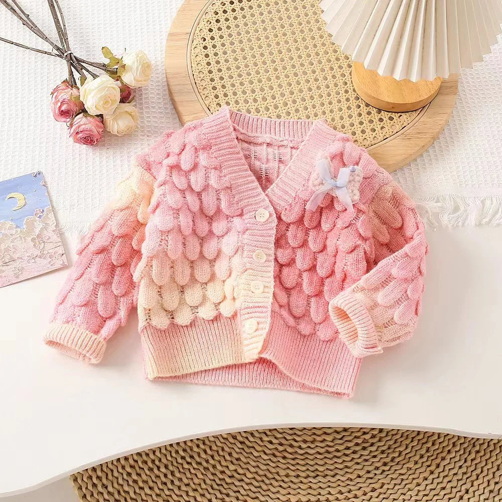 Conjunto Infantil Tricô e Tule Luisa Laço
