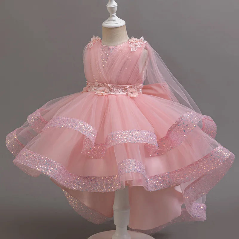 Vestido Infantil Princesa Brilho de Estrela