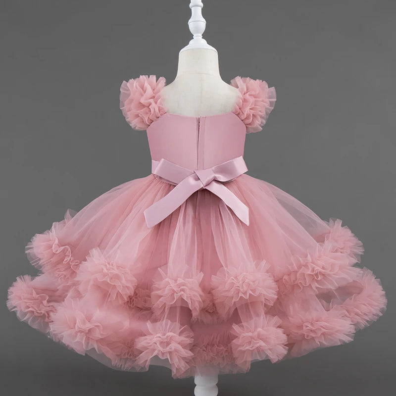 Vestido Infantil de Festa Tule Mariah - Cores