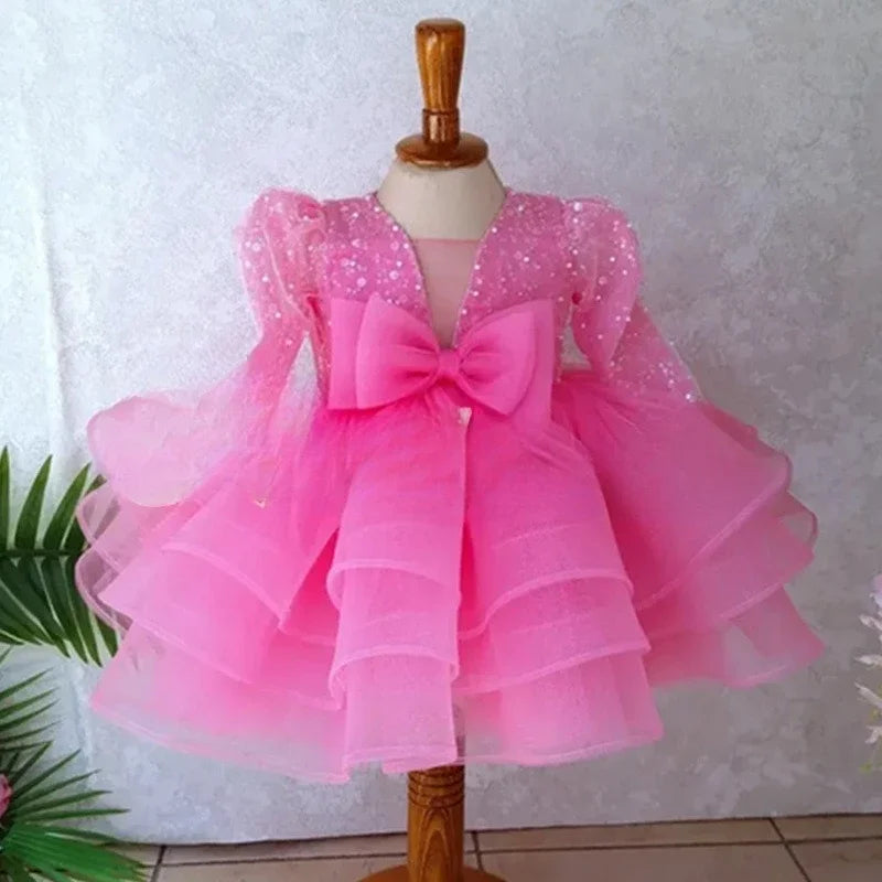 Vestido Infantil Pink Glam
