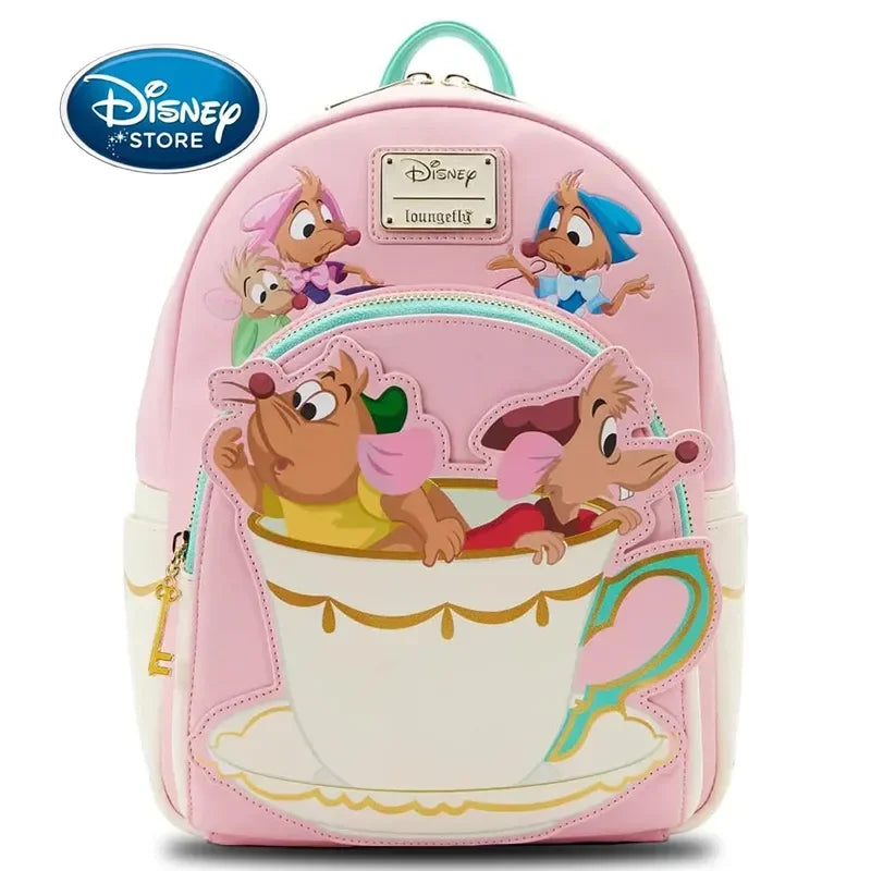 Mochila Cinderela Gus e Jaq