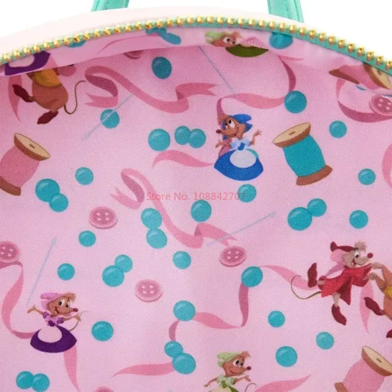 Mochila Cinderela Gus e Jaq