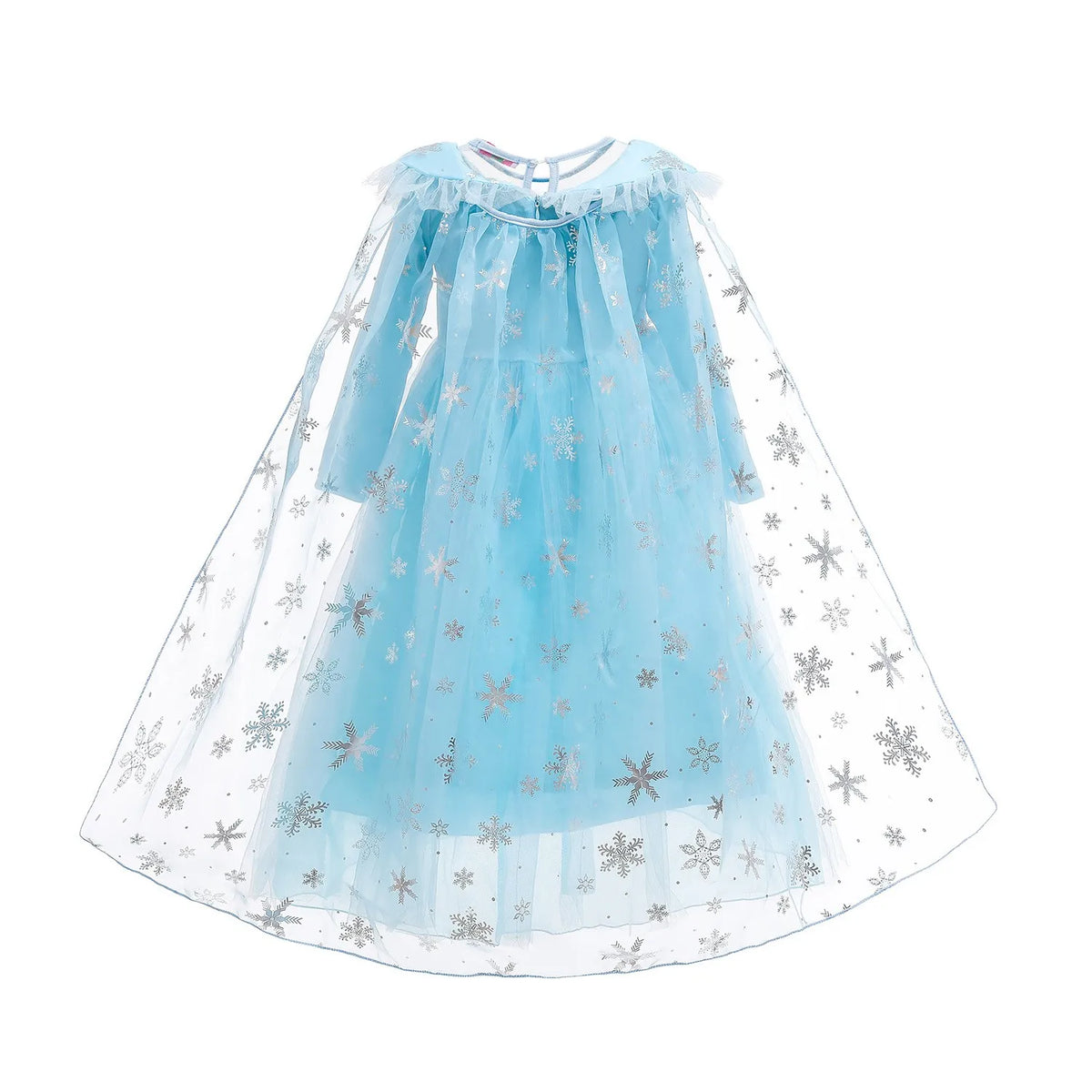Fantasia Rainha do Gelo Infantil com Capa Brilhante