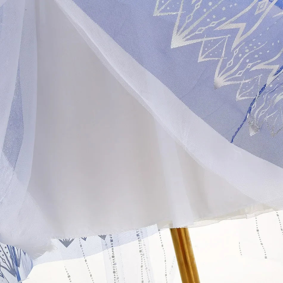 Vestido Infantil Frozen com Luzes LED