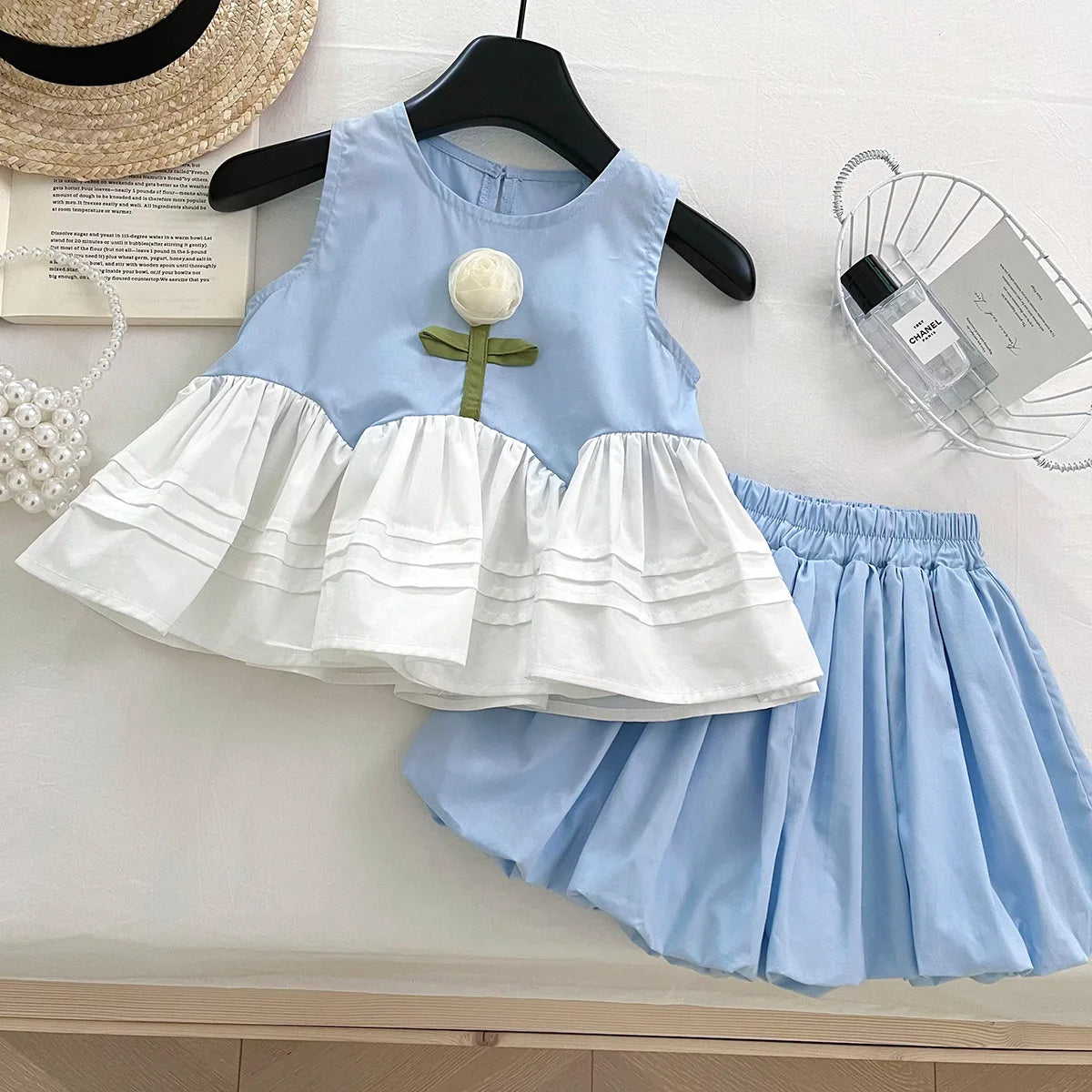 Conjunto Infantil Flor do Céu