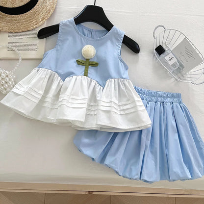 Conjunto Infantil Flor do Céu