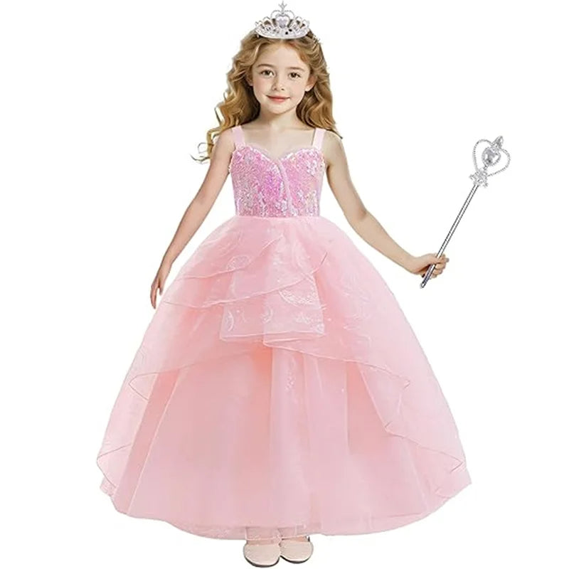 Fantasia Infantil Princesa Rosa