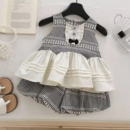 Conjunto Infantil Vichy Encantado