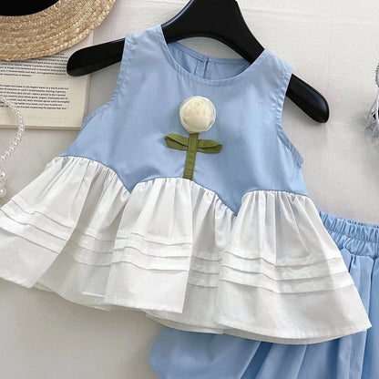 Conjunto Infantil Flor do Céu