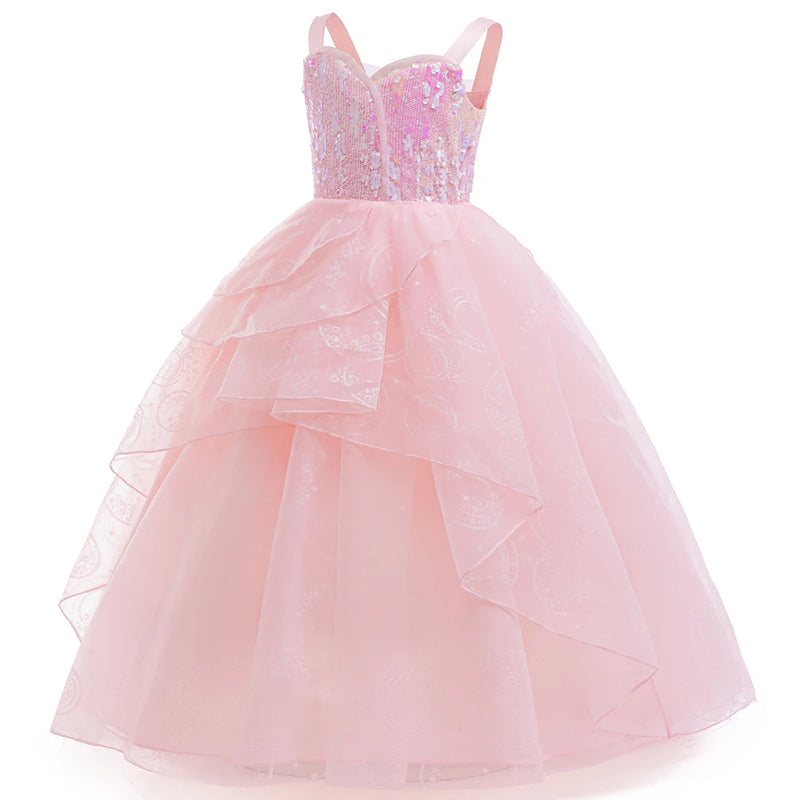 Fantasia Infantil Princesa Rosa