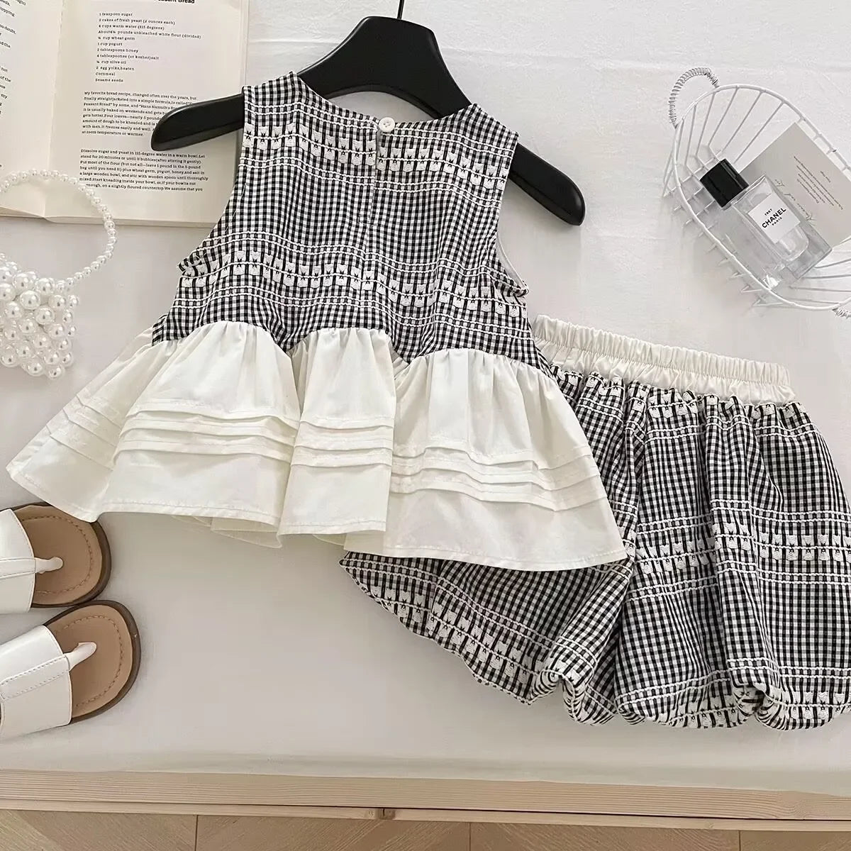 Conjunto Infantil Vichy Encantado