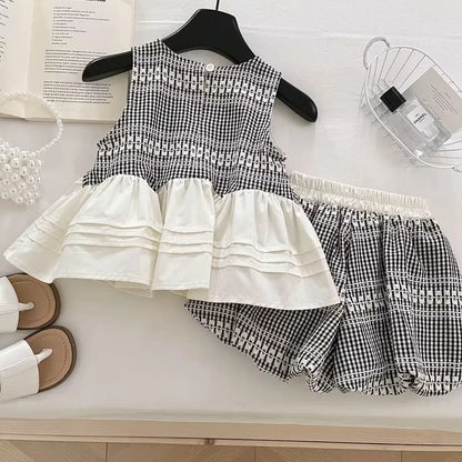 Conjunto Infantil Vichy Encantado