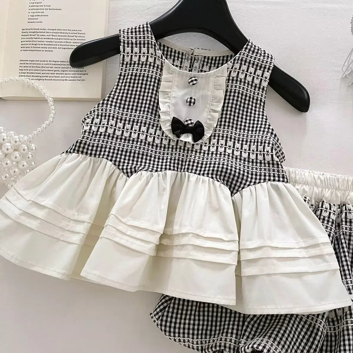 Conjunto Infantil Vichy Encantado
