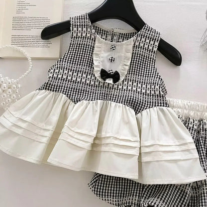 Conjunto Infantil Vichy Encantado
