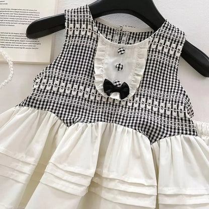 Conjunto Infantil Vichy Encantado