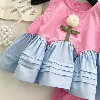 Conjunto Infantil Rosa Bloom